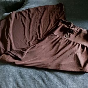 Ladies Plus Size Cato brown short palazzo, size 22/24W